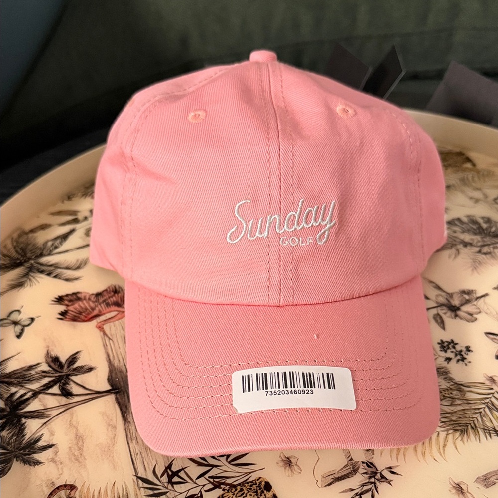 Sunday Golf Pink Dad Hat - Brand New